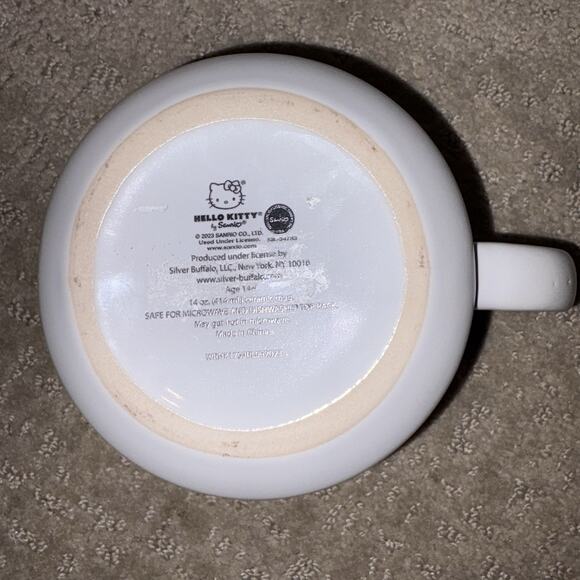 Hello Kitty Halloween Jack O Lantern Ceramic Mug 14oz Sanrio NEW - Picture 6 of 6